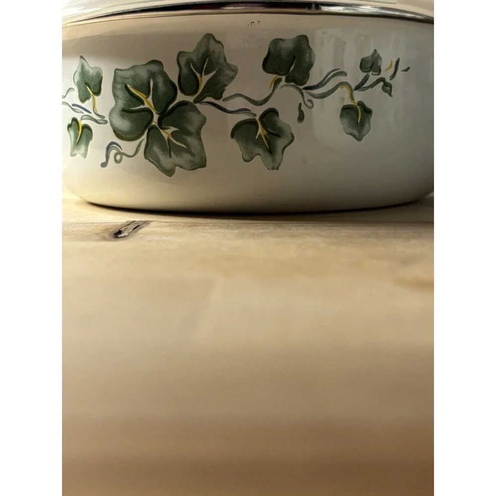 Lincoware Callaway Metals Bowl Set, White Green, 6.5